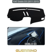 Fıat Doblo D3 2010-13 Modellerine Uyguntorpido Koruma Halısı Gri Kenar