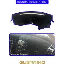 Hyundai I30 2007-2012TORPİDO Koruma Halısı Mavi Kenar