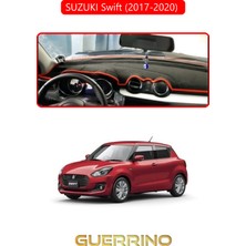 Suzukı Swift   2017-2020 Torpido Koruma Halısı Kırmızı Kenar