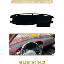Toyota Corolla (1988-1991) Fındık Torpido Koruma Halısı Bej Kenar