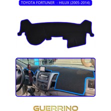 Toyota Fortuner  - Hılux 2005-2014TORPİDO Koruma Halısı Mavi Kenar