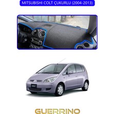 Mıtsubıshı Colt Çukurlu 2004-2013TORPİDO Koruma Halısı Mavi Kenar
