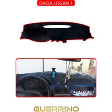 Dacıa Logan 1torpido Koruma Halısı Kırmızı Kenar
