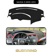 Mazda 3 2009-2013TORPİDO Koruma Halısı Siyah Kenar