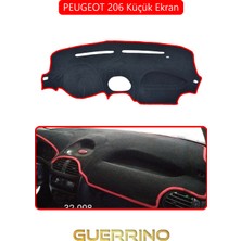 Peugeot 206 Küçük Ekrantorpido Koruma Halısı Kırmızı Kenar