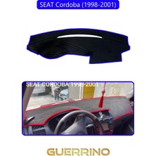 Seat Cordoba (1998-2001)TORPİDO Koruma Halısı Mavi Kenar