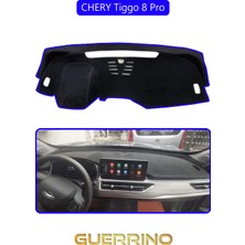 Chery Tiggo 8 Pro Torpido Koruma Halısı Mavi Kenar