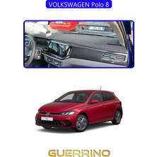 Volkswagen Polo 8torpido Koruma Halısı Mavi Kenar