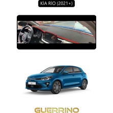 Kia Rio 2021+TORPİDO Koruma Halısı Siyah Kenar