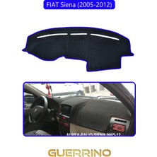 Fıat Siena 2005-2012 Modellerine Uyguntorpido Koruma Halısı Mavi Kenar
