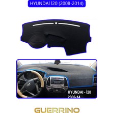 Hyundai I20 2008-2014TORPİDO Koruma Halısı Mavi Kenar