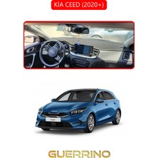 Kia Ceed 2020+TORPİDO Koruma Halısı Kırmızı Kenar
