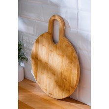 Bambu Kesme Tahtası 35 Cm, Doğal ve Şık Mutfak Aksesuarı