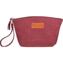 Luna Kadın Seyahat Kozmetik Bakım Makyaj Çantası Organizer Bordo