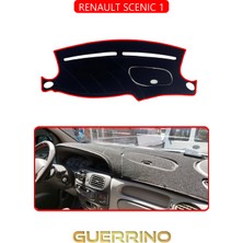 Renault Scenıc 1torpido Koruma Halısı Kırmızı Kenar