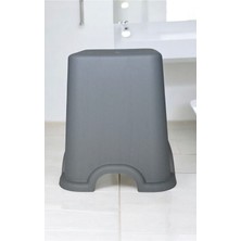 Banyo Taburesi Gri Tabure
