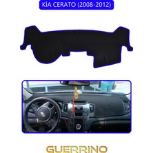 Kia Cerato 2008-2012TORPİDO Koruma Halısı Mavi Kenar
