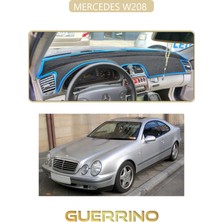 Mercedes W208 Torpido Koruma Halısı Bej Kenar