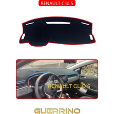 Renault Clio 5torpido Koruma Halısı Kırmızı Kenar