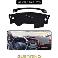 Kia Ceed 2013-2019TORPİDO Koruma Halısı Siyah Kenar