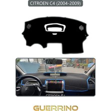 Cıtroen C4 2004-2009TORPİDO Koruma Halısı Gri Kenar
