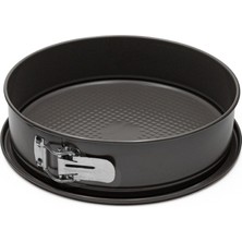 Gri 26 cm Kelepçeli Kek Kalıbı, Şık ve Kullanışlı Mutfak Gereci