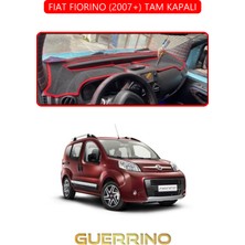 Fıat Fıorıno 2007+ Tam Kapalıtorpido Koruma Halısı Kırmızı Kenar