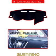Mıtsubıshı L200 2015-2021TORPİDO Koruma Halısı Kırmızı Kenar