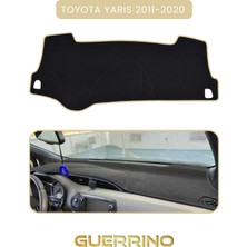 Toyota Yaris (2011-2020) Torpido Koruma Halısı Bej Kenar