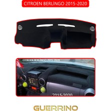 Cıtroen Berlingo 2015-2020TORPİDO Koruma Halısı Kırmızı Kenar