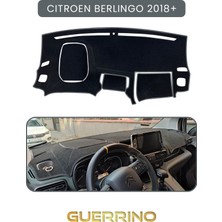 Cıtroen Berlingo 2018+TORPİDO Koruma Halısı Gri Kenar