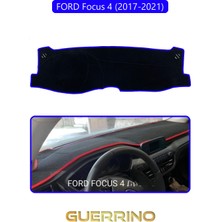 Ford Focus 4 (2017-2021)TORPİDO Koruma Halısı Mavi Kenar