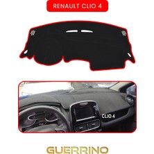 Renault Clio 4torpido Koruma Halısı Kırmızı Kenar