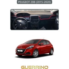 Peugeot 208 (2015-2020)TORPİDO Koruma Halısı Gri Kenar
