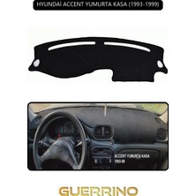 Hyundai Accent Yumurta Kasa 1993-1999TORPİDO Koruma Halısı Siyah Kenar