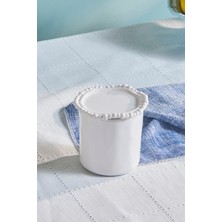 490 ml Beyaz Melamin Saklama Kabı, Pratik ve Şık Mutfak Gereciği