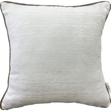 Shine Luke Dekoratif Bohem Soft Koltuk Sırt Yastık Hediyelik Yılbaşı 45X45 Ekru