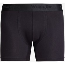 Regular Fit Normal Kesim Siyah Pamuklu Esnek Boxer