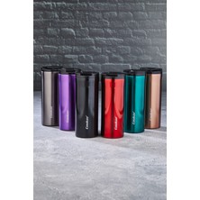 CKR-2041 400ML Uzun Renkli Çelik Termos Bardak (5131)