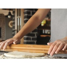 Bambu Merdene Hamur Şekillendirici Ø5X45 Cm, Pratik ve Doğal Mutfak Aracı