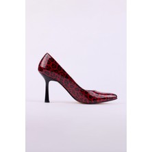 Hakiki Deri Rugan Topuklu Kadın Ayakkabısı 25SRK122