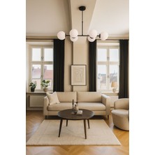 Diego Modern Masaüstü Kapalı Camlı Altılı Avize