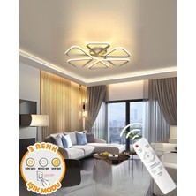 Sambuka Modern 3 Renk Kumandalı Ledli Altılı Ledli Avize