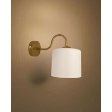 Merco Kasa Beyaz Cam Aplik