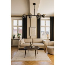 Diego Modern Masaüstü Kapalı Camlı Altılı Avize