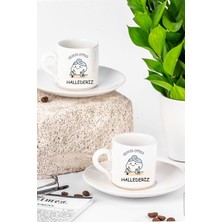 Şık 2'li Fincan Seti, Beyaz, Tasarım ve Hediyelik, Göz Alıcı Takım