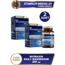 Seddar Collection Nutraxin Magnesium Daily 60 Tablet 2 Adet