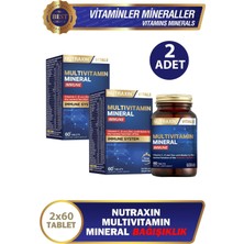 Asfstore Nutraxin Multivitamin Mineral Immune 60 Tablet 2 Adet