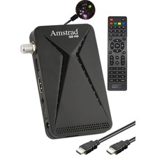 120 Hd Mini Uydu Alıcısı Kanallar Yüklü USB HDMI Siyah