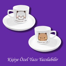 Baskılı 2'li Kahve Fincan Seti, Kişiye Özel Tasarım, Şık ve Kullanışlı.